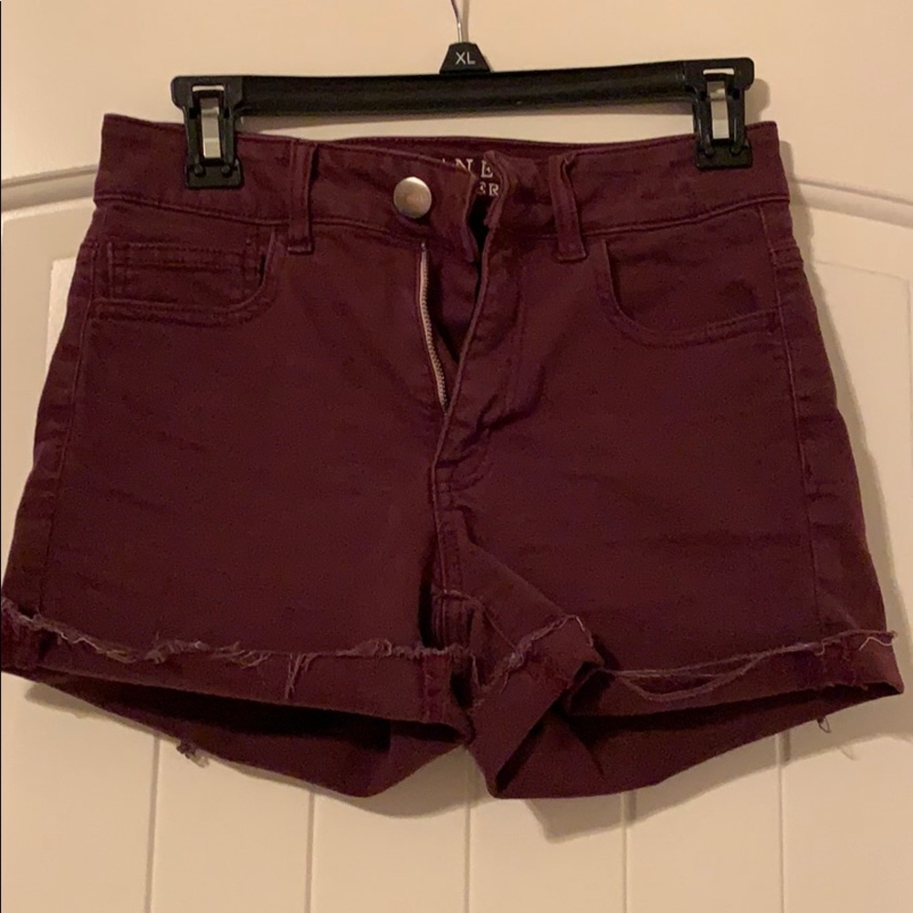 Maroon shorts
